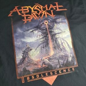 Abysmal Dawn Obsolescence Relapse Records Graphic Shirt sz XXL
